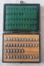 Vintage-Satz Datumsziffern in