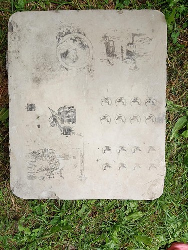 Original lithografiestein - original, w