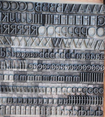 Antiqua bleischrift 5mm - bleischrift, 10,5mm
