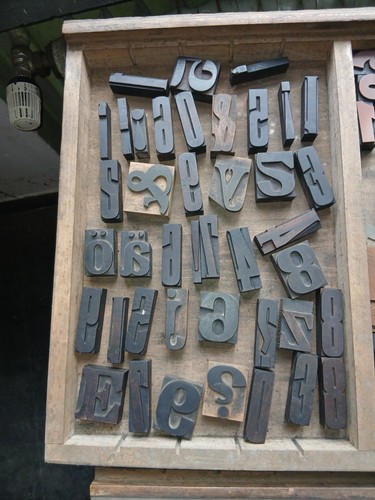 Holzbuchstaben für