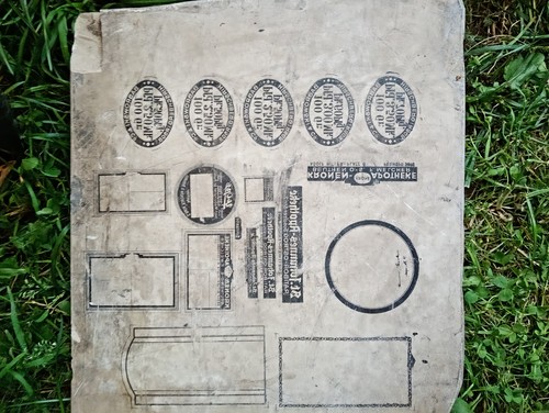 Original lithografiestein - original,
