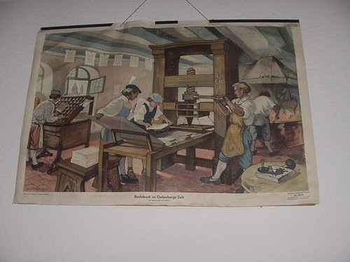 Buchdruck gutenbergszeit - buchdruck,