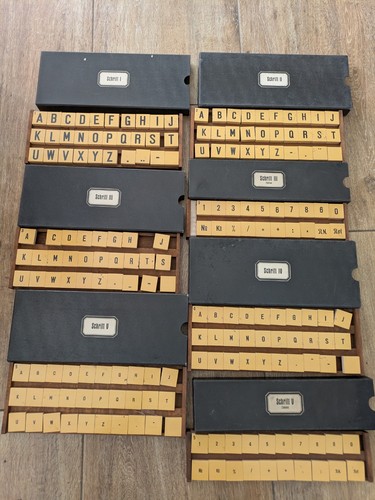 Vintage stempelset - 7, x