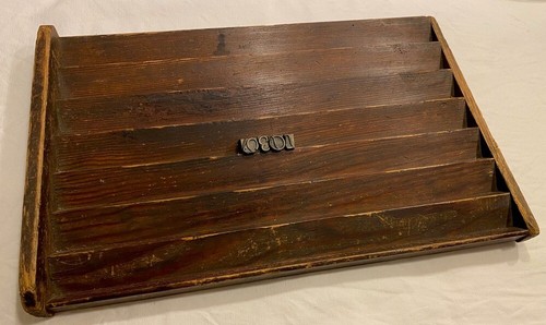 Bleisatzablage holz ablage - ablage, f