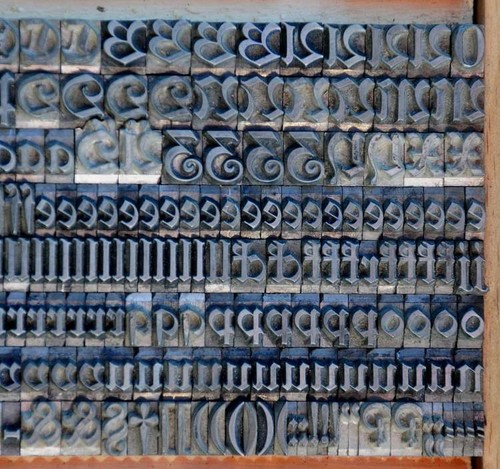 Fraktur bleischrift mm - bleischrift,